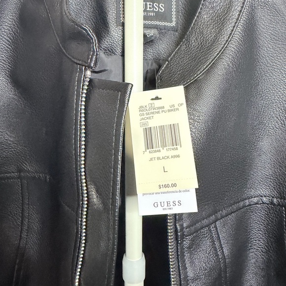 🖤Guess Black Leather Jacket - Picture 5 of 5